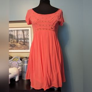 Roxy women's coral tunic or mini dress, size small